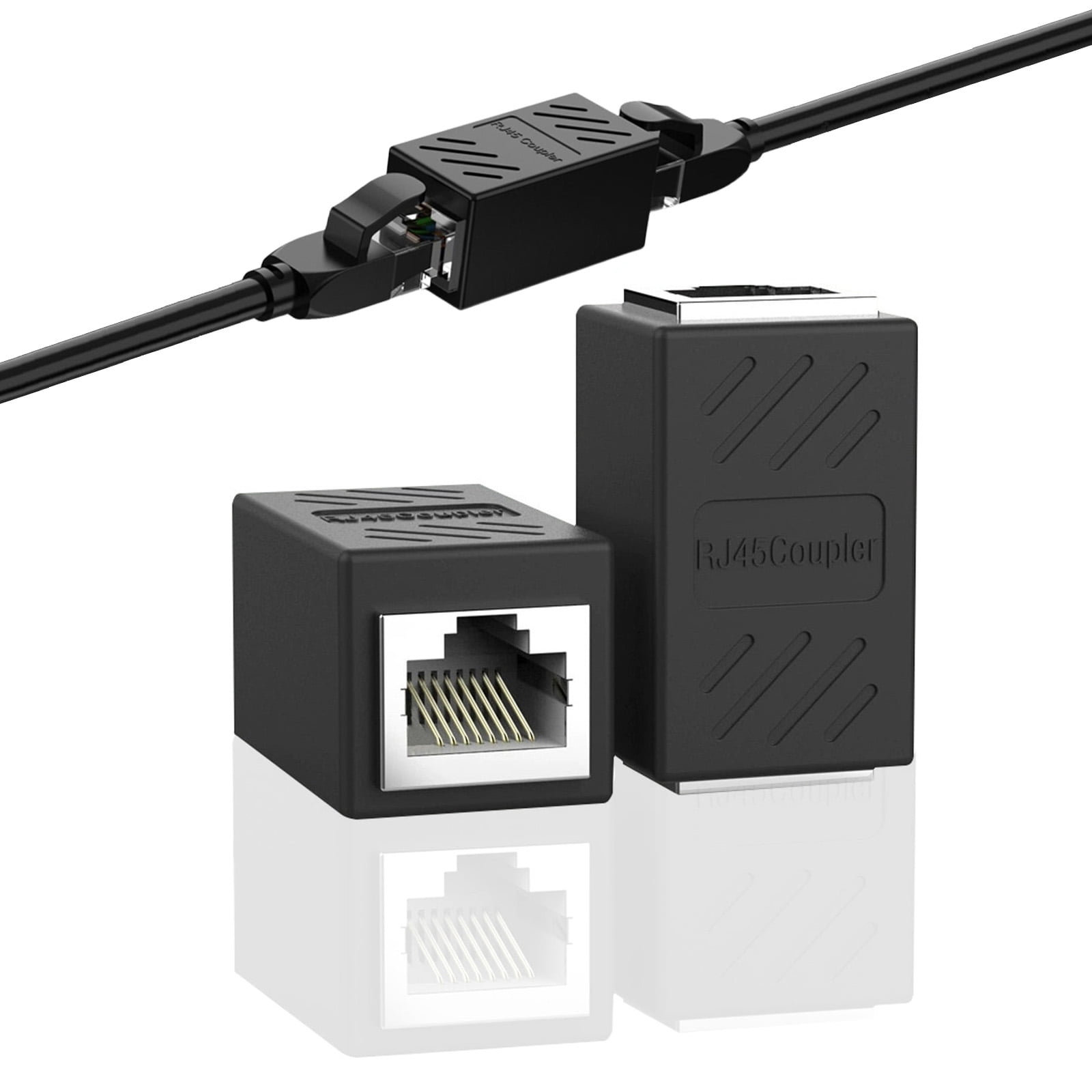 2Pack Extender, Gigabit Cable Extender, RJ45 Coupler