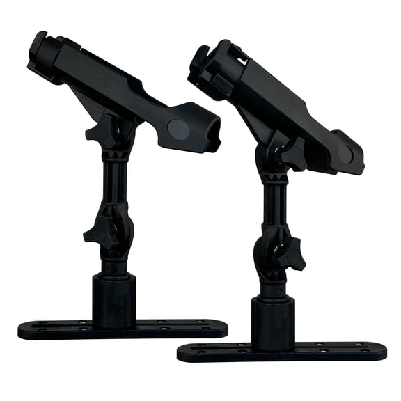 2Pack Extender Rod Holder with Rail Boat Fishing Accessory