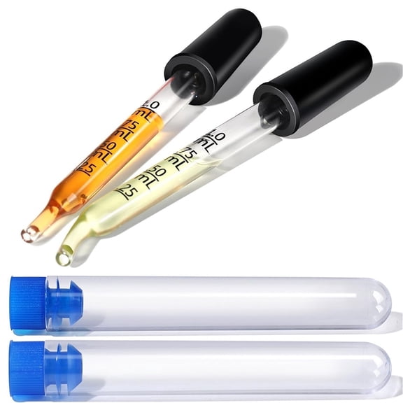 2Pack Eye Dropper Pipettes Dropper, 1Ml s Droppers Pipette For tial Oil, Eye Droppers,Bent And Straight Tips