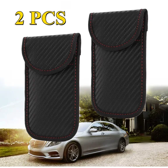 2Pack Faraday Bag Cell Phone Wallet Blocker Rfid Signal Blocking Shielding Pouch
