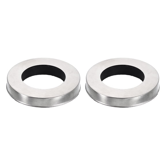 2Pack Faucet Base Rings, 2.13"x1.26"(OD x ID) Wire Drawing Washer Fasteners