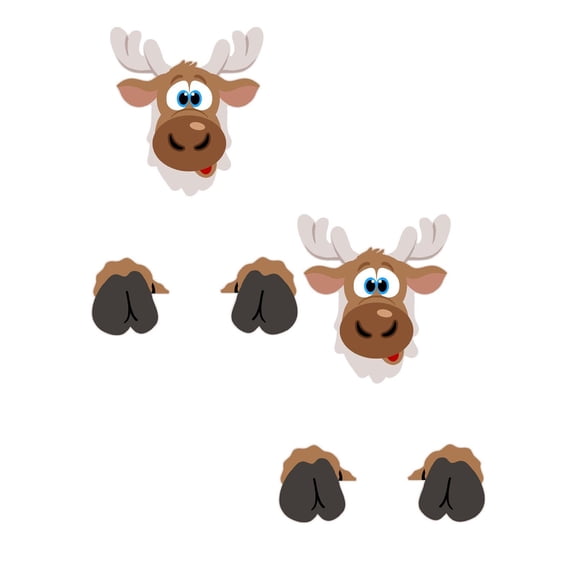 2Pack Fence At Yard Art Decoration Horse Garden Decorations Fence Decorations Outdoor Fence Peeping Peeking Garden Courtyard Art Decorations Yard Card Slot Home Decor