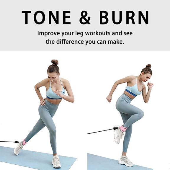 2Pack Fitness Ankle Straps for Cable Machines, Comfortable Adjustable Padded Ankle Wrist Cuffs, Glute Workouts for Men Women, D-Ring Leg Straps with Neoprene Padding