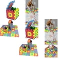 thumbnail image 1 of 2Pack Foam Alphabet And Number Puzzle Play Mat Soft And Educational Floor Tiles For Babies And Kids For Crawling And Learning Education 3.5"X3.5" Birthday Gift, 1 of 7
