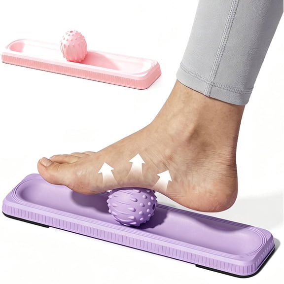 2Pack Foot Massager Roller Ball with Non-Slip Base for Plantar Fasciitis Relief, Deep Tissue Myofascial Release Tool, Trigger Point Massage for Heel Arch Pain, Portable for Home Office Use