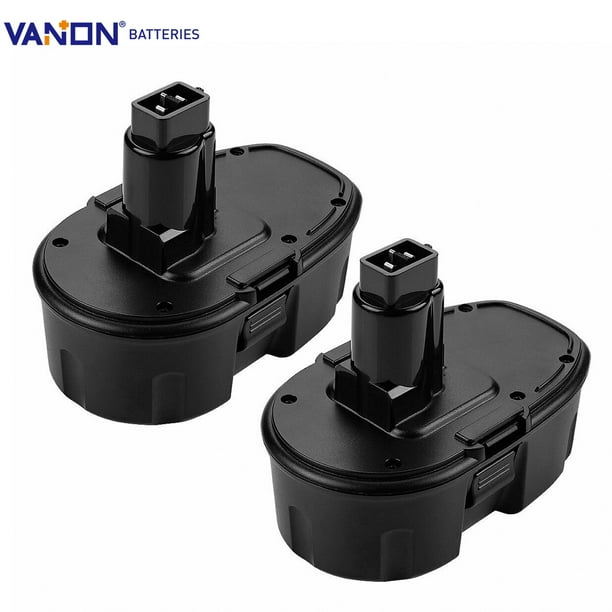 FUNMALL 2X18V 3,0Ah Ni-MH Batteria DC9096 Per Dewalt 18V Batteria 3,0Ah Di Ricambio DE9098 - Foto 8