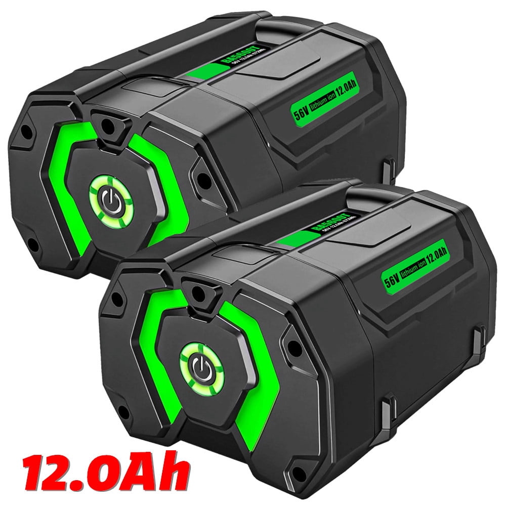 2Pack For Ego Power+ 56V 56Volt BA1400 12.0Ah Lithium-ion Battery Ba2800t Ba5600t Ba2240 Ba6720t