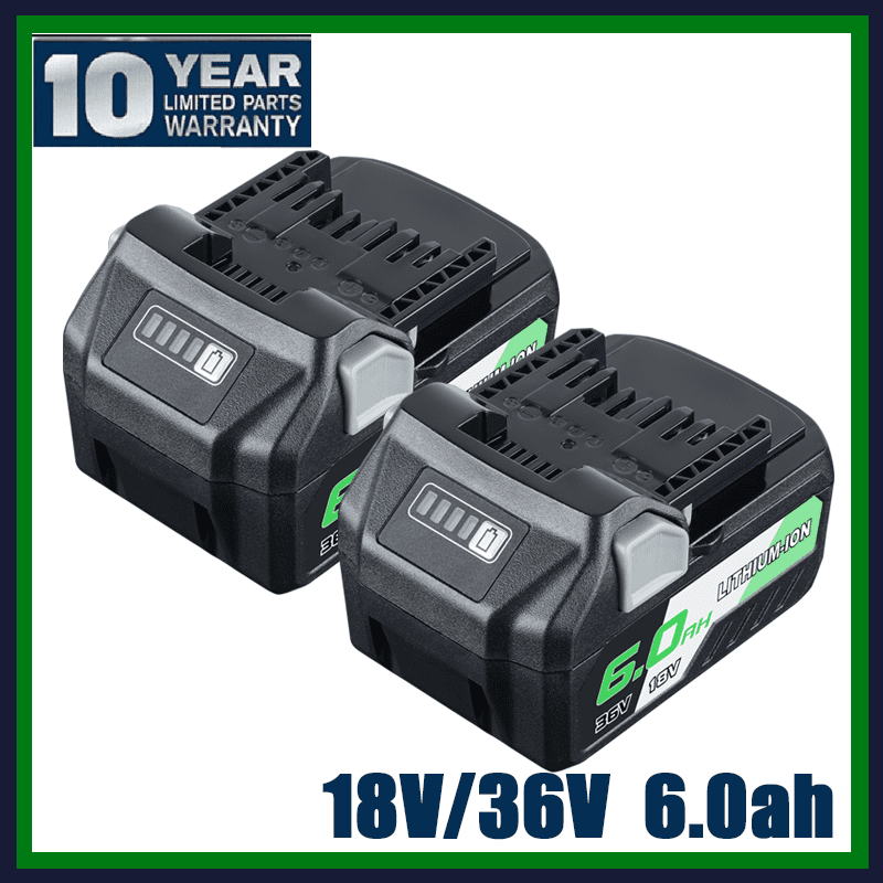 2Pack For Metabo HPT BSL36A18 Li-Ion Battery Multi Volt 372121M BSL36B18 36V/18V