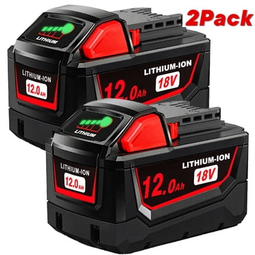 Milwaukee M18 18-Volt Lithium-Ion XC Extended Capacity 5.0 Ah Battery Pack 2 Pack 48 11 1852 Milwaukee M18 18-Volt Lithium-Ion XC Extended Capacity 5.0 Ah Battery Pack 2 Pack 48 11 1852