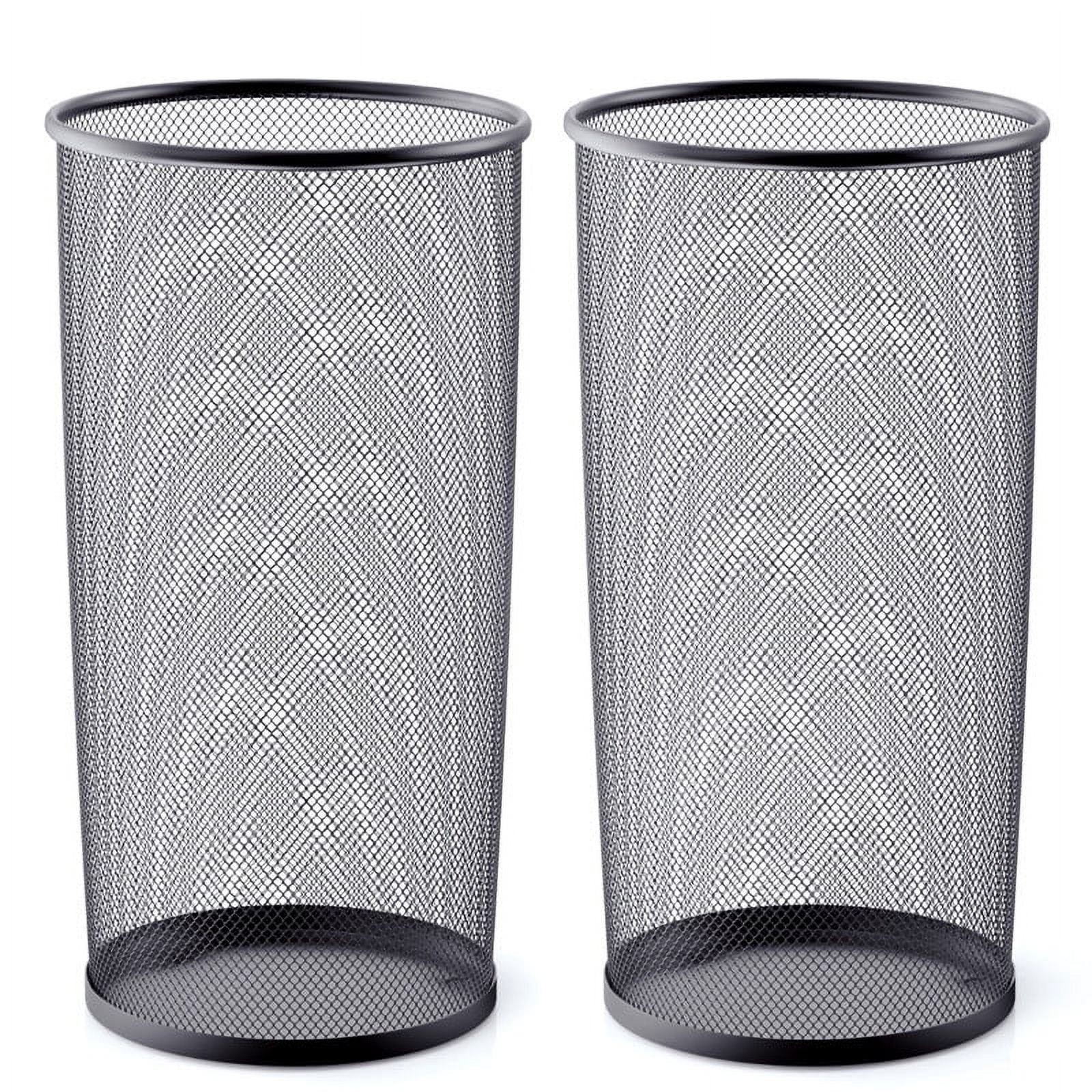 2Pack Freestanding Indoor Organizer – 19.5" H Large Umbrella Stand With Ventilated Mesh, Extra Capacity Storage For Umbrellas & Canes