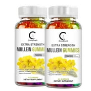 2PackGPGP Mullein Leaf Gummies 2000mg, Respiratory System Health Support,Lung Cleansing & Detox, 60 Count