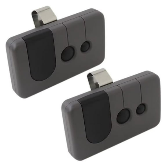 2Pack Garage Door Opener Remote 315MHz 139.53753D - Compatible with Sears Chamberlain Liftmaster - Learn Button Programming - Includes Visor Clip & Battery