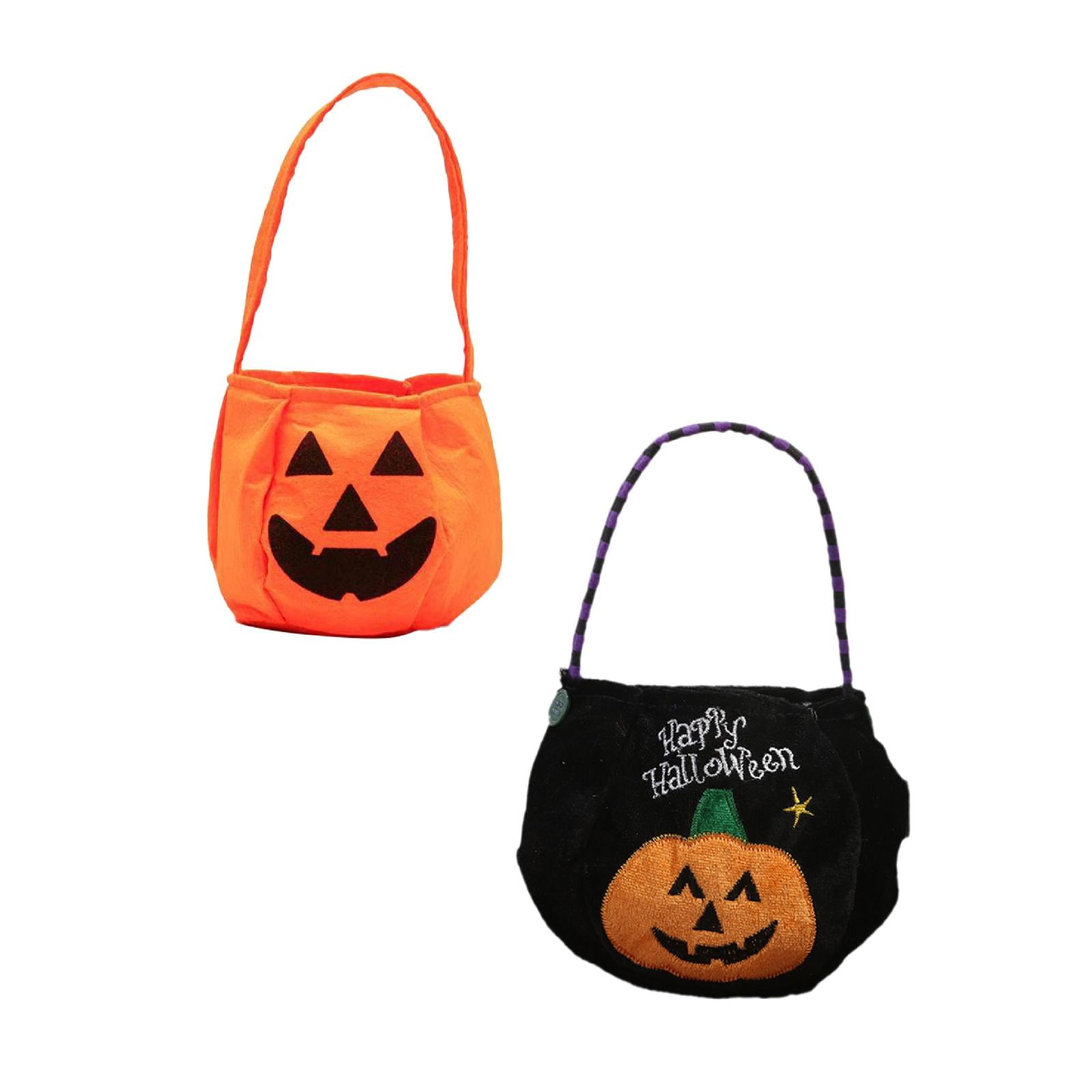 2Pack Gift Bags With Handles Pumpkin Soup Bowls Food Grade Buckets