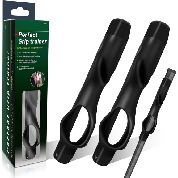 2Pack Golf Grip Trainer,Golf Aid Grip Trainer Club, Grip Right Hand, to Help Correct Hand Position