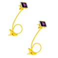 thumbnail image 1 of 2Pack Gooseneck Cell Phone Holder Flexible For Desk Long Arm Mobile Phone Stand With Clip For Headboard & Bedside | Flexible Phone Stand Lazy Bracket Mount Clamp Fixing Clip 75cm Yellow Home Tools, 1 of 6