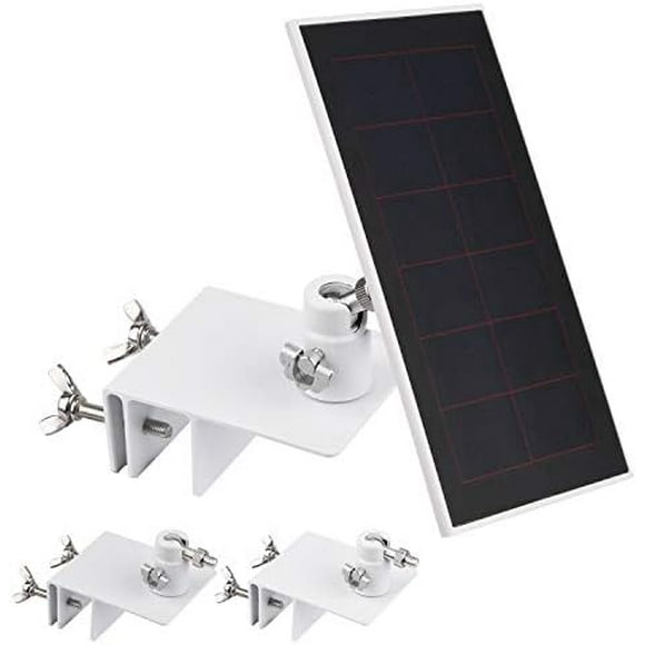 2Pack Gutter Mount Compatible with Arlo Essential Solar Panel, Arlo 5S/ 4/ 3/ 2/Ultra 2/Ultra/Solar Panel, Perfect Angle to Get Adequate Sunlight