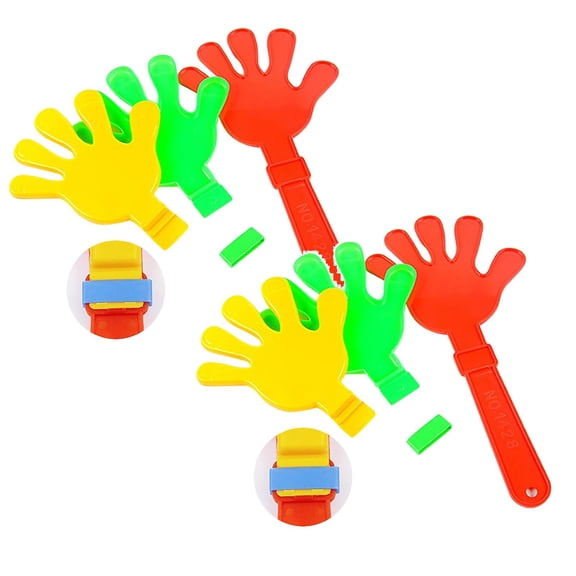 2Pack Hand Clapper Loud Cheering Ergonomic Grip Non Slip Perfect For Festivals Sports Concerts & Parties Event & Party Home Decor