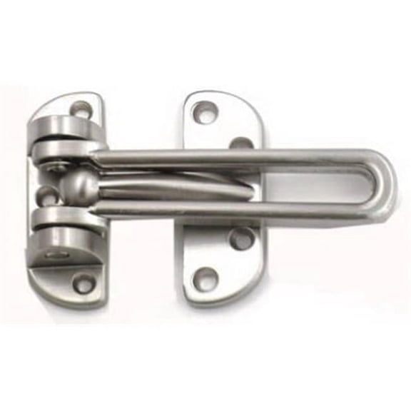 2Pack Heavy Duty Door Chain With Lock Bolt Entrance Front Main Security Latch,silver