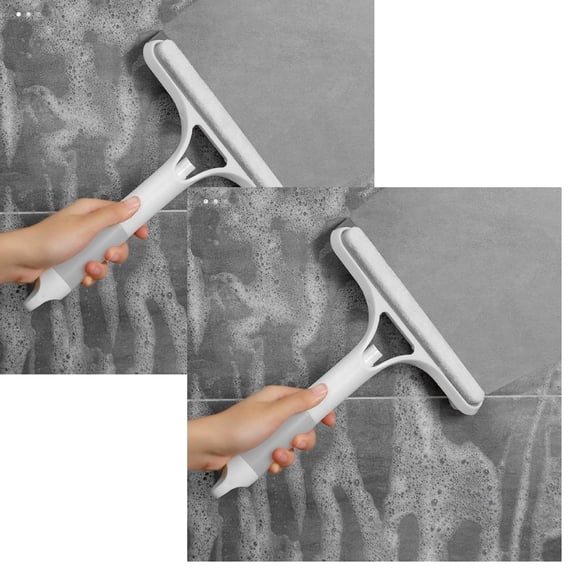 2Pack Household Double Water Spray Glass Scraper Glass Wiper Simple Window Wiper Scrub Window Car Window Tool Spray Brush Other Cleaning Supplies Home Decor