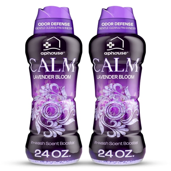 aphouse 2 Pack In-Wash Laundry Beads for Odor Protection, 48 oz, Lavender Bloom, Long Lasting Freshness For Scent Beads
