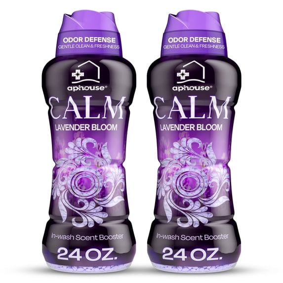 aphouse 2 Pack In-Wash Laundry Beads for Odor Protection, 48 oz, Lavender Bloom, Long Lasting Freshness For Scent Beads