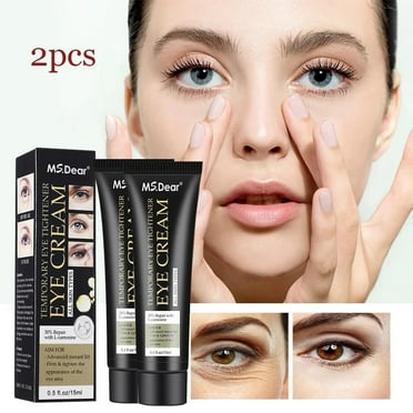 2Pack Instant Firming Eye Cream ，Eye Cream for Dark Circles And Puffiness Bags Under Eyes Remove，Anti Wrinkle Collagen Eye Cream for Anti Aging .
