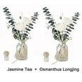 2Pack Jasmine Scent Reed Diffuser Set 2x3.38 fl.oz Essential Oil Air