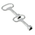 thumbnail image 1 of 2Pack Key Triangle Socket Key Socket Triangle | Triangular Key Meter | Meter Key | Triangular Socket Key | Electrical Cabinet Key Triangle Key | Purpose Tool Tool Bag Home Decor, 1 of 6