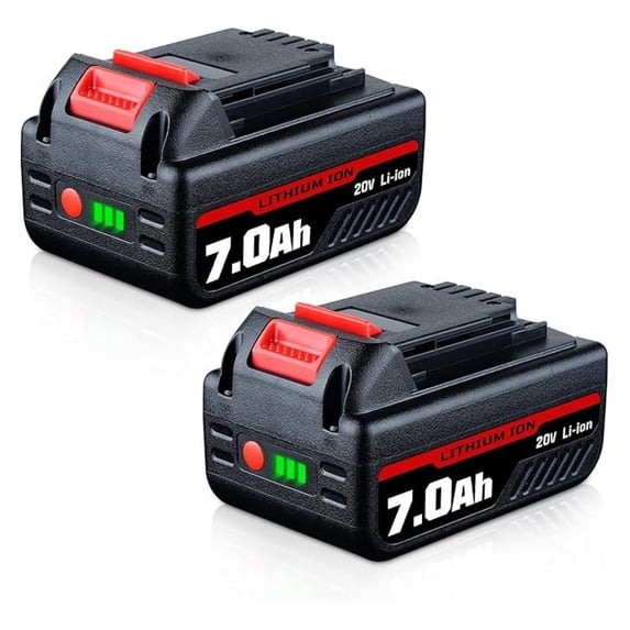 2Pack LB2X4020 7.0Ah High Capacity Battery Replacement for Black and Decker 20V MAX Lithium Battery,Compatible with LBXR20 LBXR20-OPE LB20 LBX20 LBX4020 LB2X4020 LB2X4020-OPE Cordless Tools