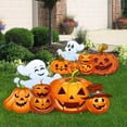thumbnail image 1 of 2Pack Large Halloween Ghost Pumpkin Decorations Outdoor Yard Signs Prop for Lawn Outdoor Garden Home Party Decor, 1 of 7