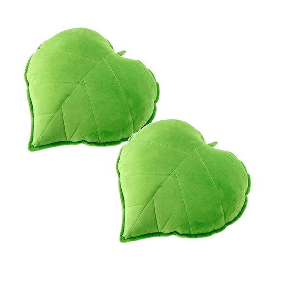 2Pack Leaf Throw Cute Novelty Cushion Backrest Home For Bedroom Sofa Couch Living Room Pillow Case Home Decor