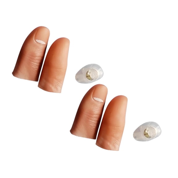 2Pack Led Finger Light Rings Glow Magic Finger Flashing Close Up Finger Trick Finger Puppets Birthday Gift