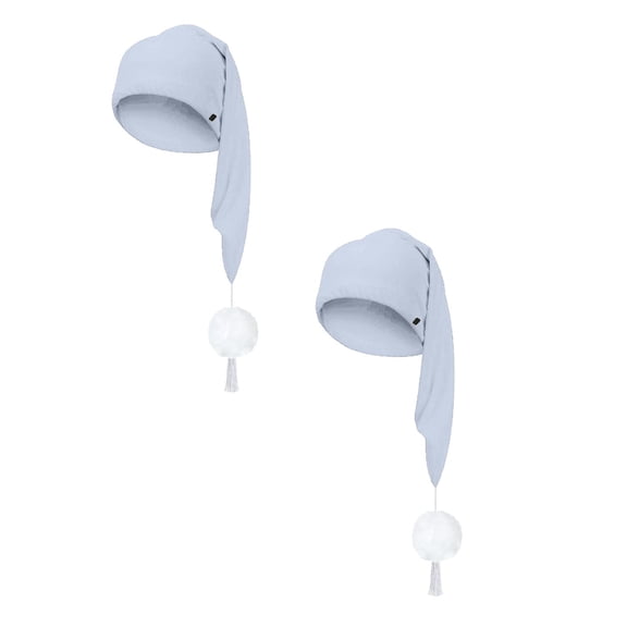 2Pack Long Christmas Sleeping Night Cap Adult Unisex Striped Santa Style Stocking Sleep Hat