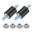 thumbnail image 1 of 2Pack M5 x 12mm Rubber Mounts, 20 x 15mm Rubber Vibration Isolator with Nuts, 1 of 6
