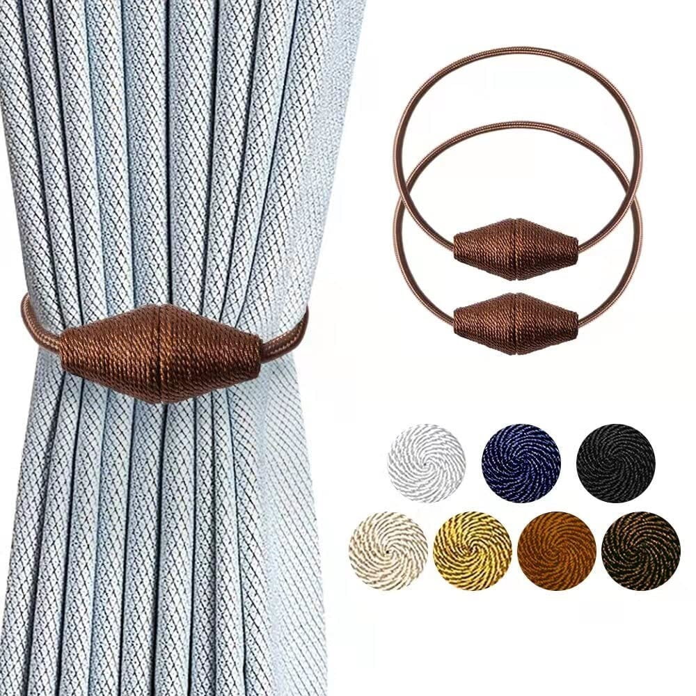 2Pack Magnetic Curtain Tiebacks European Style Convenient Drape Tie ...