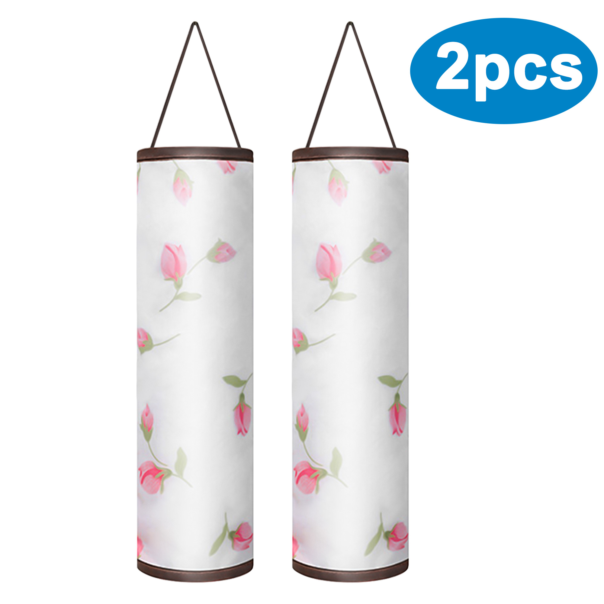 2Pack Mesh Garbage Bag TSV Plastic Bag Holder Dispensers Folding