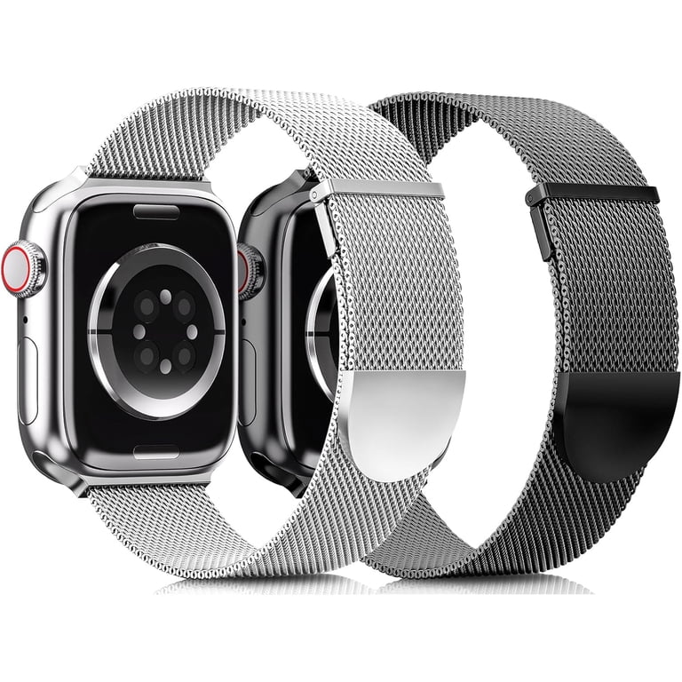 2Pack Metal Magnetic Band Compatible with Apple Watch Bands  display picture 3