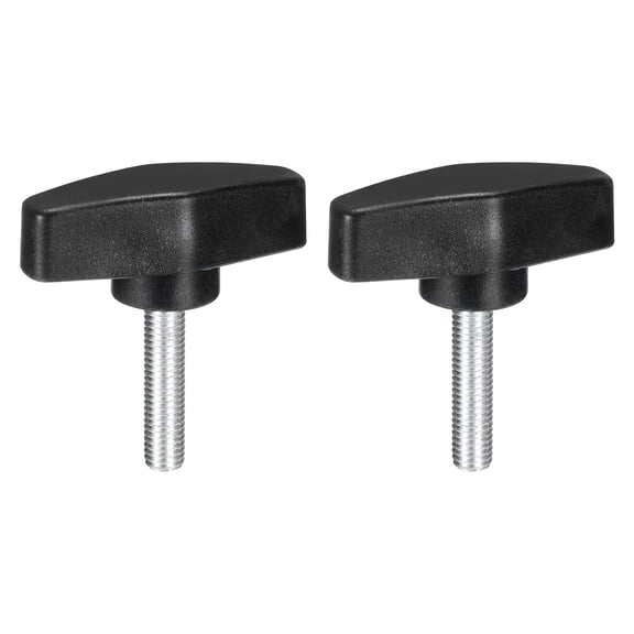 2Pack Metric Carbon Steel Clamping Screw Knob t Shaped Thumb Screws M8 x 35mm