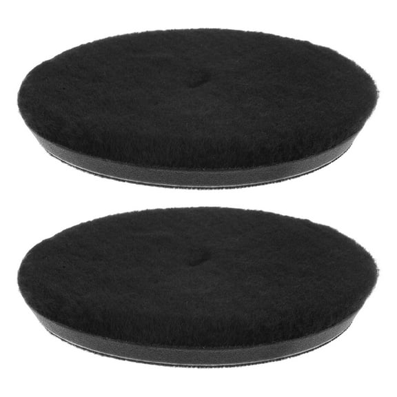 2Pack Microfiber Polishing Pad 6 inch Microfiber Cutting Disc with Hook Loop Backing for DA Plate Car Polisher