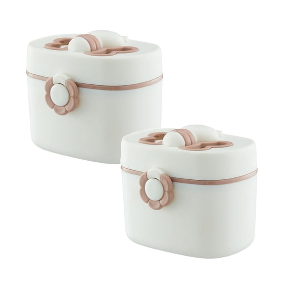 2Pack Milk Powder For Going Out Formula To Go Storage Milk Powder Formula Container Portable Formula Dispenser Formula Container For Milk Dispenser Pots Travel Dispenser Storage Containers Home Decor