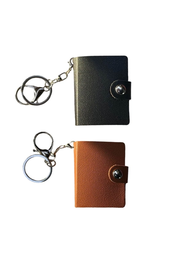 2Pack Mini Photo Album KeyRings for Birthday Anniversary Valentines Wedding