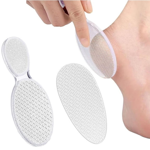 2Pack Nano Foot File,Foot Scrubber Callus Remover,Foot Care Pedicure Tool,Foot File with Nano-Level Grinding Points,Portable Foot Scrubber for Dead Skin Removal
