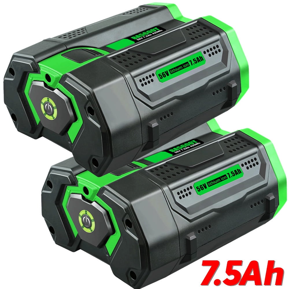 2Pack New For EgO Power+ 56V 7.5Ah Lithium-ion Battery Ba5600t Ba2800t Ba2240 Ba6720t