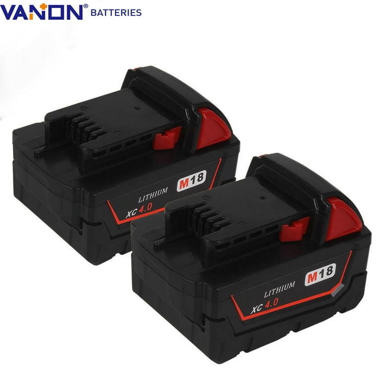 2Pack New for Milwaukee 48 11 1840 M18 LITHIUM XC 4.0Ah Extended Capacity Battery Pack