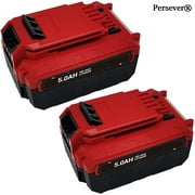 2Pack PCC685L Battery for Porter Cable 20V Lithium Battery PCC681L PCC680L 5.0Ah