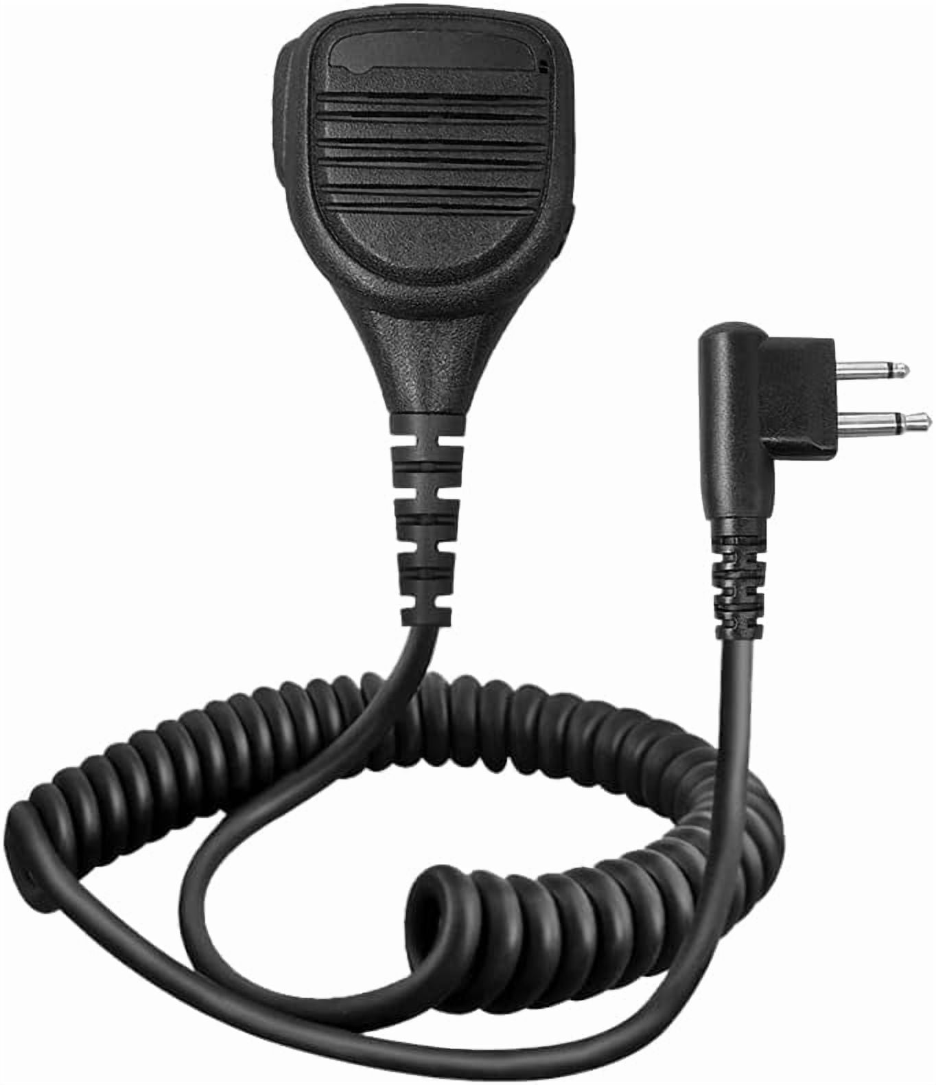 2Pack PMMN4013 PMMN4013A Remote Speaker Microphone with 3.5mm Audio Jack Shoulder Mic 2 Pin Compatible for Two Way Radio CP200 CP200D R2 CP185 PR400 RDU4100 GP68 GP88 Mag One BPR40 BPR40D PMMN4029