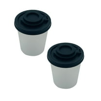 2Pack Pepper Shakers Proof Set Of Shaker To Go Camping Picnic Outdoors Kitchen Lunch Boxes Travel Set Clear With Red Covers Lids Plastic Airtight Seasoning Box Home Decor