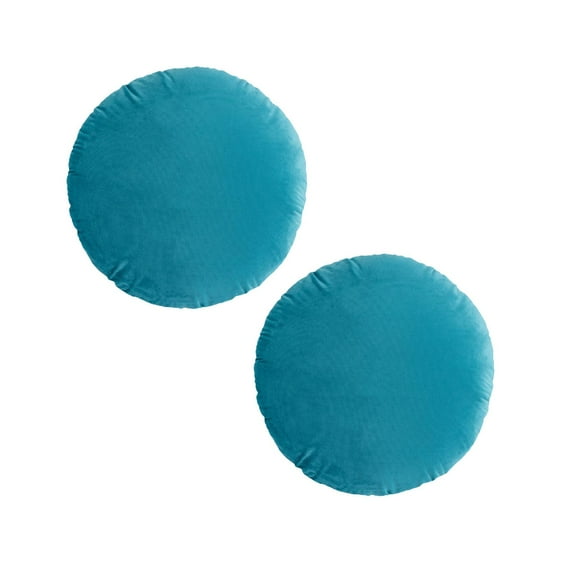 2Pack Pillowcase Round Pillowcase 17.72 Inch Soft Comfortable Zipper Closure Decorative Throw Pillowcase Decorative Pillowcase Cushion Home Decor