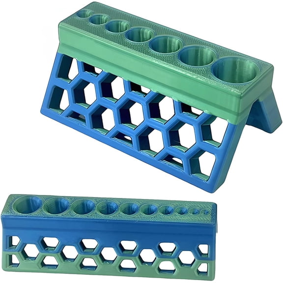 2Pack Pipe Drilling Guide Block - 3D Printed Handheld Drilling Jig for Precision Straight Holes, Woodworking and Pipefitter Accessory