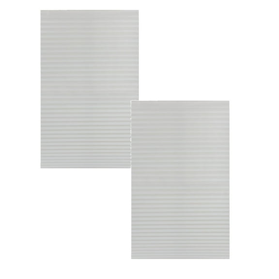 2Pack Pleated Blind No Drilling Required Folding Roller Blind With Clamping Support Blinds For Windows And Doors Privacy Screen And Sun Curtain Home Decor